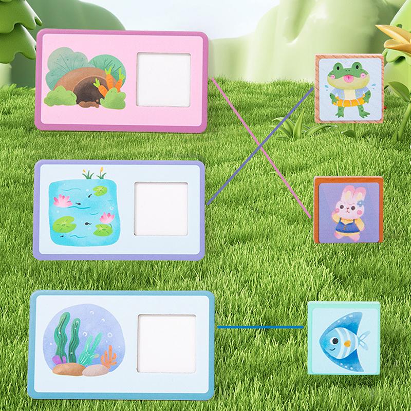 

Children S Matching Games, Animal Scene Matching Toys, Children S Educational Early Games різнокольоровий