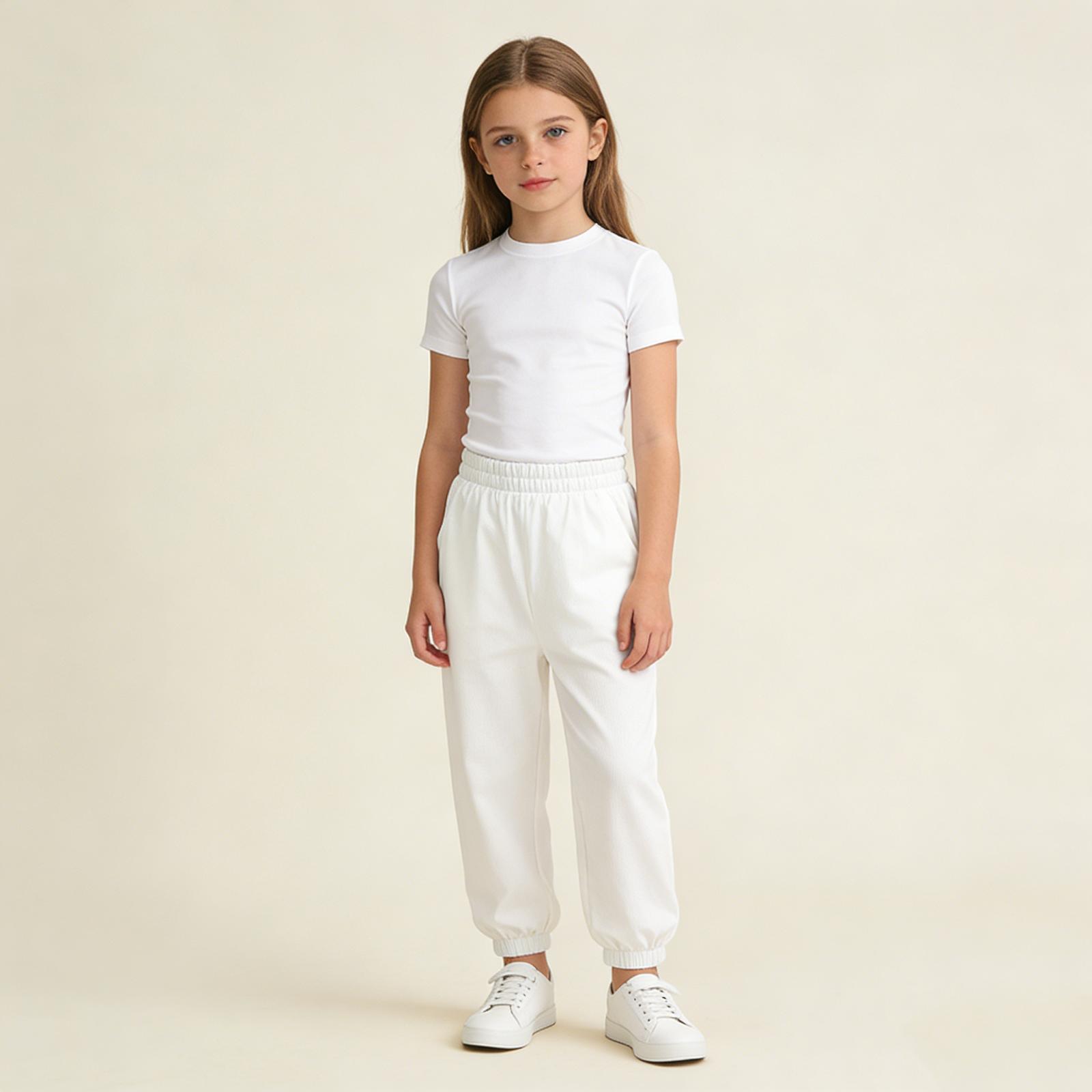 

Children s Fashionable Wide-legged Five-inch Pants, Loose And Casual Pants 90