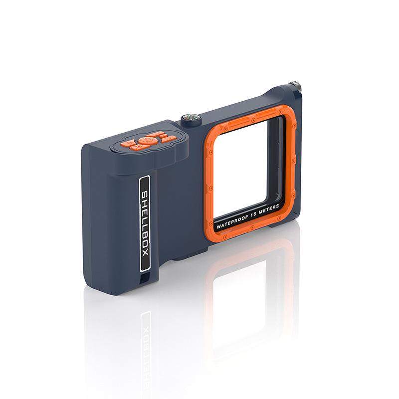 Universal Underwater Diving Case with Bluetooth Control for iPhone, Samsung, Huawei, Xiaomi, and OPPO Smartphones.