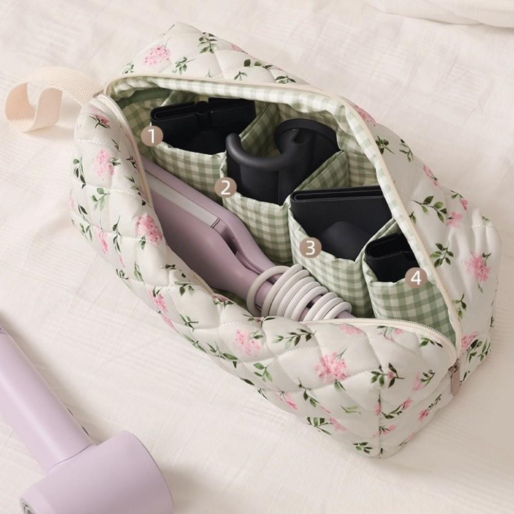 Soft Curler Storage Bag Large Capacity Curling Iron Carrying Case  Hair Tool Organizer