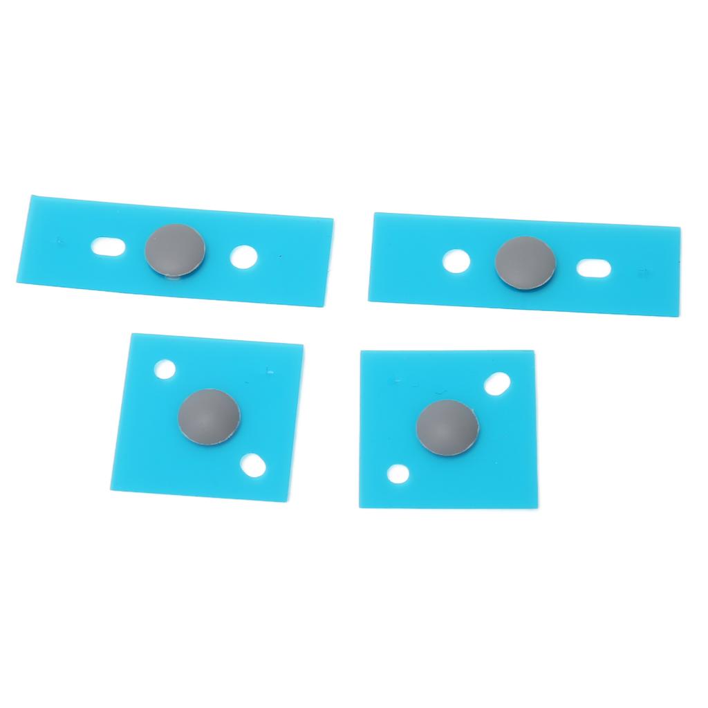 Laptop Bottom Case Feet Anti Slip Round Dot Accurate Size Durable Laptop Foot Pads for Surface 3 4 5 Replacement Silver