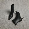 High Heel Pointed Toe Women Ankle Boots Ladies Elegant Elastic Slim Short Booties Autumn Winter Womem's Shoes