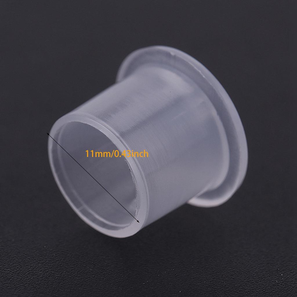1000 stücke Tattoo Microblading Pigment Tinte Container Tasse Tattoo Tinte Halter Augenbraue Tattoo Kit 11mm