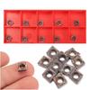 10pcs Carbide Inserts CCMT060204 CCMT0602 For Lathe Turning Tool Holder