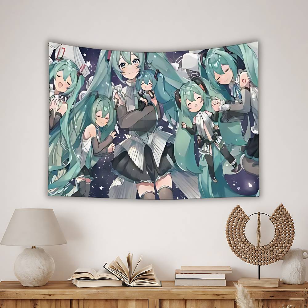Popular Virtual Diva HHatsune Cute Flag Flags Personalized Items Flags For Bedrooms Home Tapestry