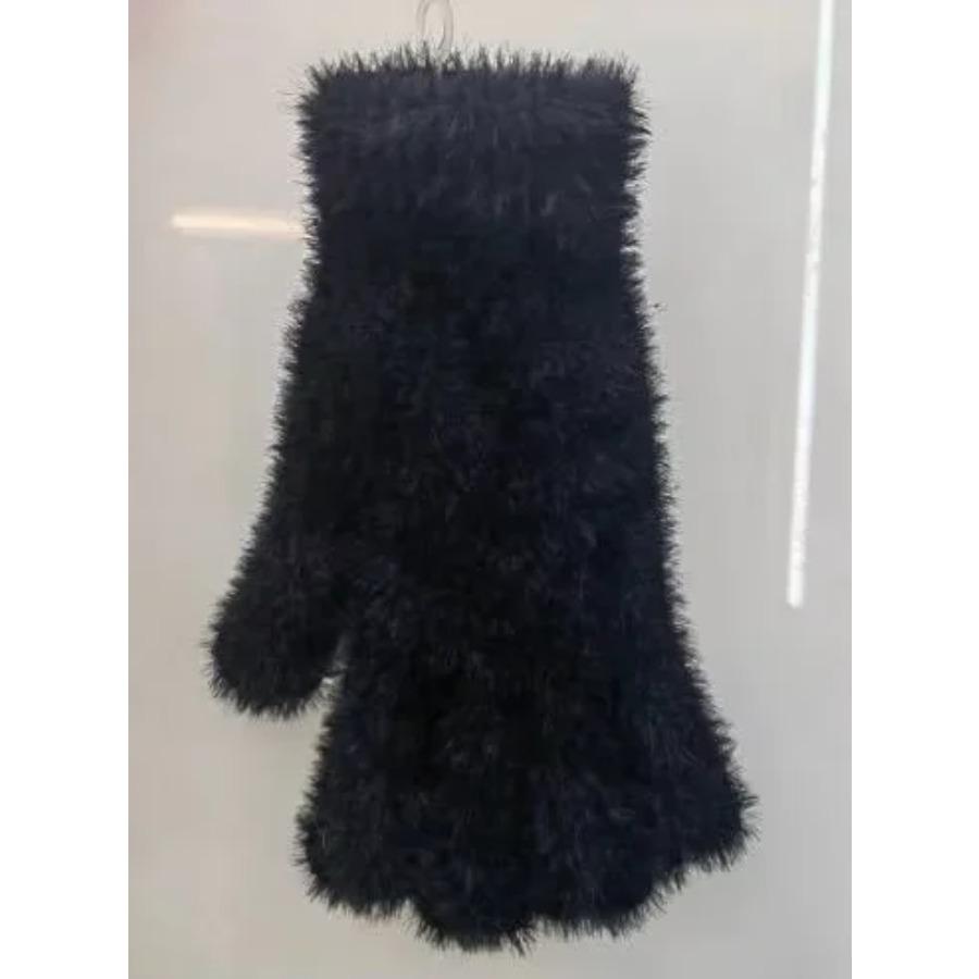 Winter gloves men's and women's universal warm gloves finger leakage touch screen outdoor bicycle wrist imitation cashmere