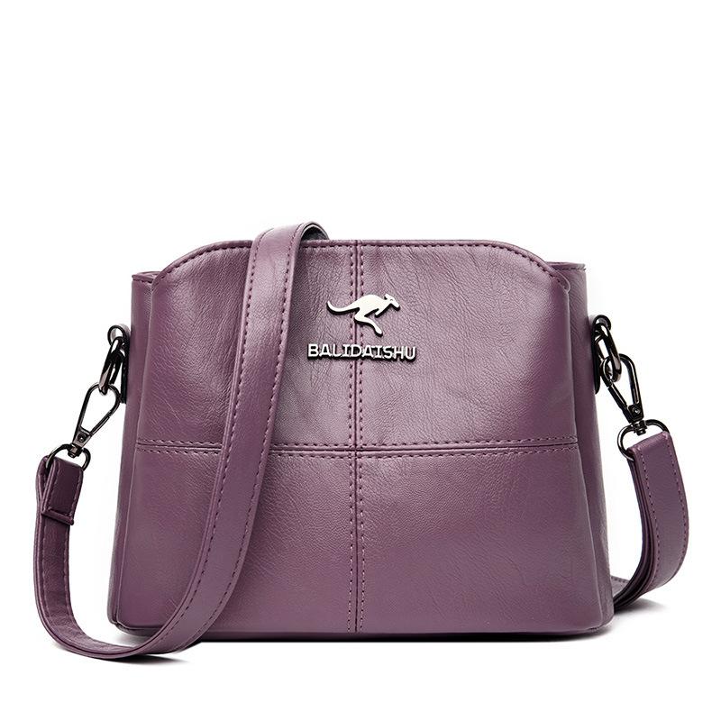 Single-shoulder Crossbody Mom Bag - Simple and Versatile, Featuring A Patchwork Design for Middle-aged Moms