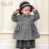 David Bella Children's Jacket 2025 Spring Dress Girls' Top Medium and Large Children's Coat Western Style Clothes