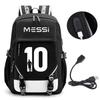 Large Capacity Schoolbag with Shoulder Strap; Student Three-piece Pencil Case Set