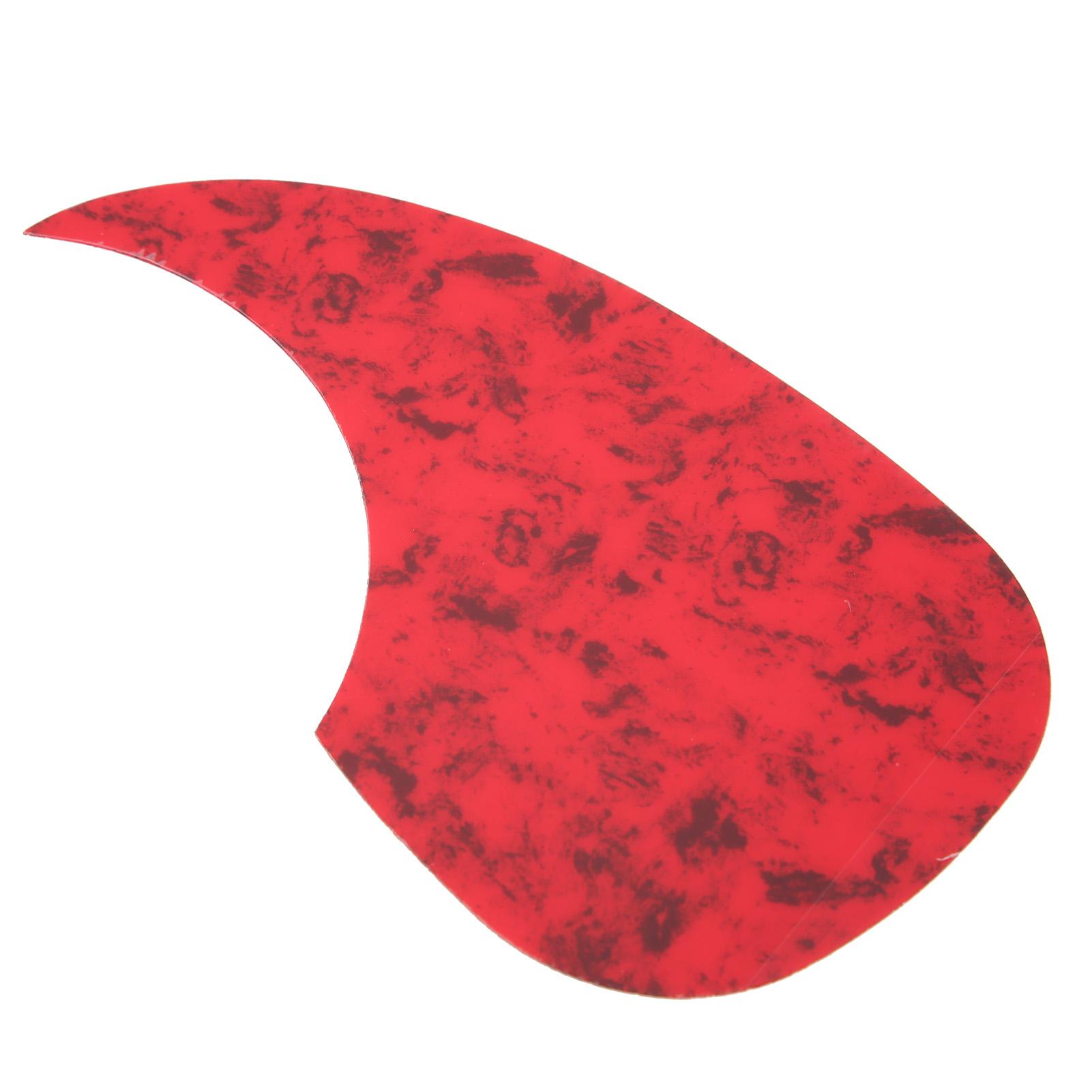 

2Pcs Acoustic Guitar Pickguard Folk AntiScratch Guard Plate Replacement for 3841in Celluloid(Red Tortoise Color Water