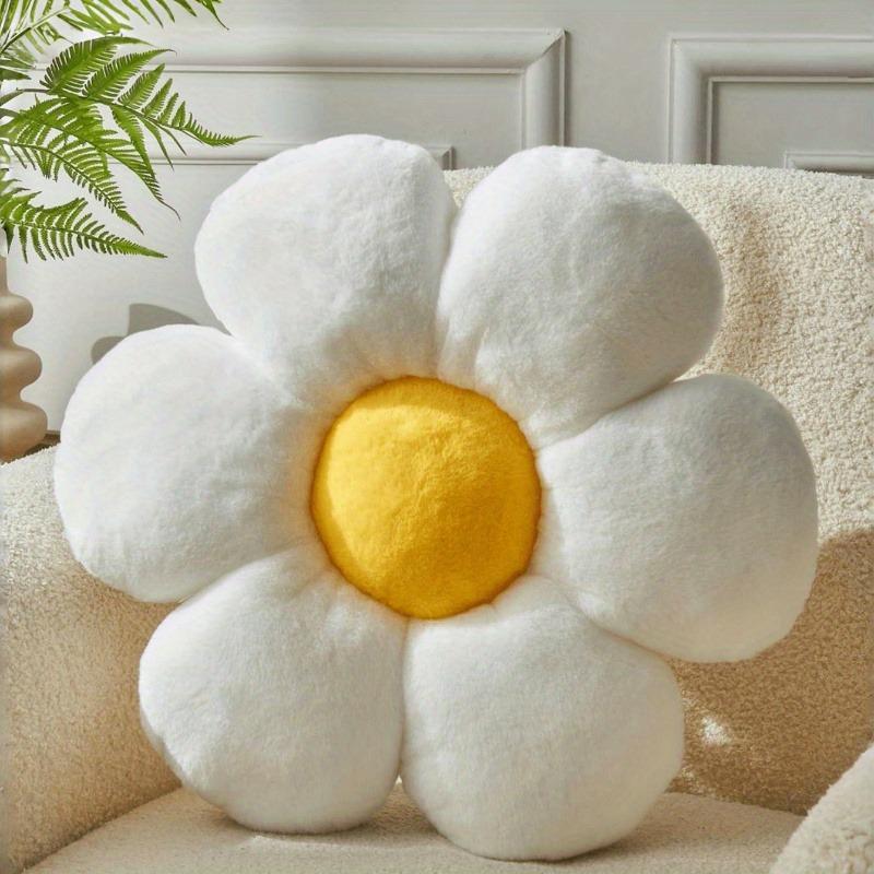 

Easter Spring Decor Floral Plush Pillow,Pink Flower Shaped Cushion for Living Room Bedroom,Cozy Home Decor Gift, Chair Cushion 30x30cm