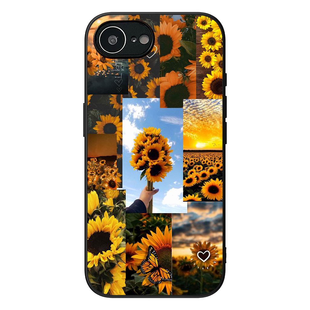 Sonnenblumen-Schmetterlingsblumen-Handyhülle für Motorola Moto Edge 70 60 Fusion NEO Pro G Stylus G56 G96 G52 G04 G05 G85 G84 Hülle