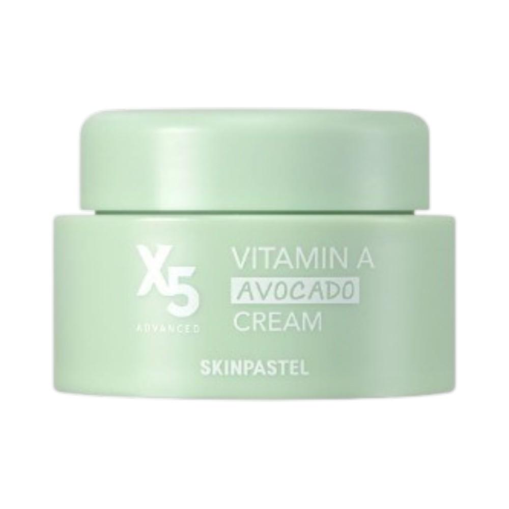 SkinPastel X5 Vitamin A Avocado Cream - Deep Nourishing & Intensive Firming Anti-Aging Moisturizer 50ml