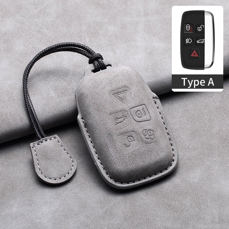 Leather Car Key Cover for Land Rover Range Rover JAGUAR Sport Evoque Velar Discovery 5 Jaguar XE XF E-Pace F-Pace A8 X8 XJ XFL