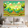 2D Plane - 2D Plane - A 1-piece 2D plane banner with a vibrant image, inspired by games