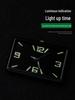 Personalized Square Quartz Car Clock - One-Button Start, Creative and Versatile Placement