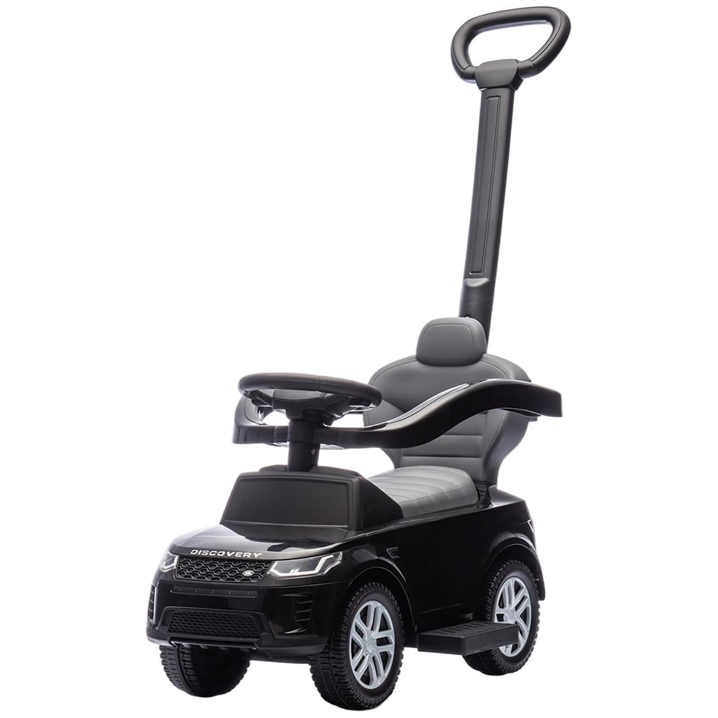 Ride-On Car for Children, Land Rover Discovery, Removable Handle, 84 x 40 x 94.5 cm, Black
