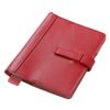 Lightex Genuine Leather Notebook Cover, A6 Size, Compatible with Hobonichi Original Size, Bi-color, A6-monoleather, Red