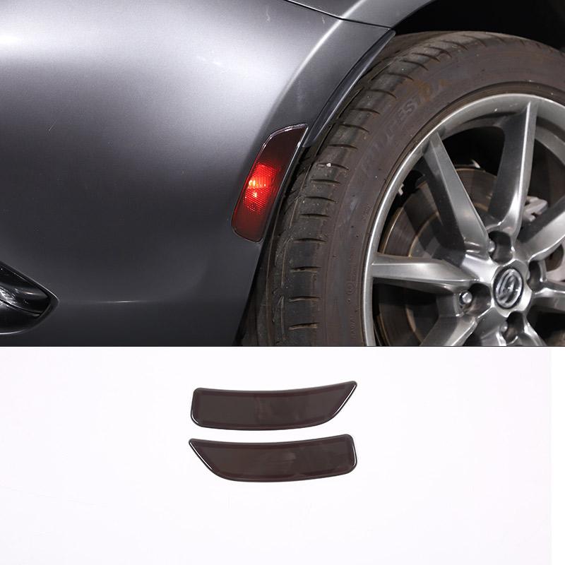 

ABS Black For Mazda MX-5 MX5 2016-2026 Car Rear Fog Light Turn Indicator Light Cover Car Exterior Accessories