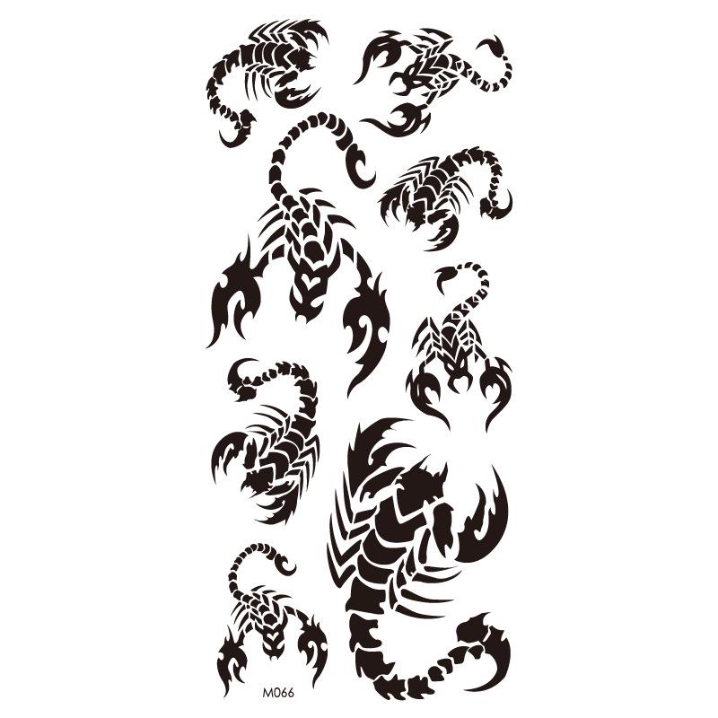 

Realistic Bright Animal Totem Waterproof Rose Tattoo Stickers 190x90mm