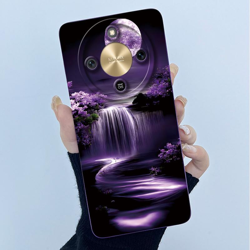 For Honor X9d 5G Case MTN-NX1 Fashion Simplicity Oil Painting Floral Silicone Soft Phone Casing New Design Shockproof Back Cover