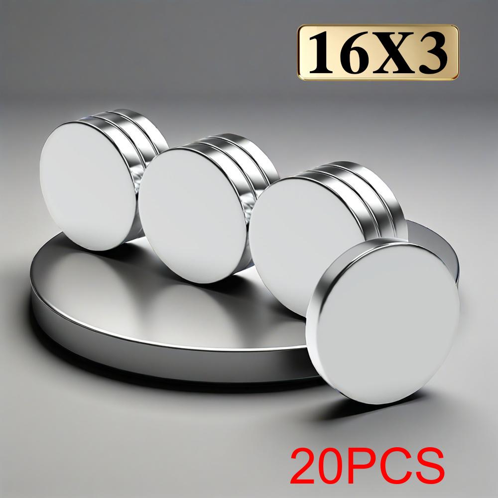 16x3mm Imans Refrigerator Magnets for DIY Office Whiteboard Workshop Suitable Tools Home Workplace