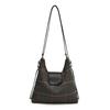 2025 Winter Tweed Shoulder Bag: Woolen Plaid Tote