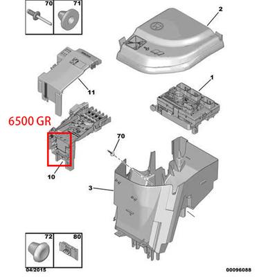 Module de Tension Boîte à Fusibles Batterie 28236841 Pour Citroen C4 Picasso Peugeot 3008