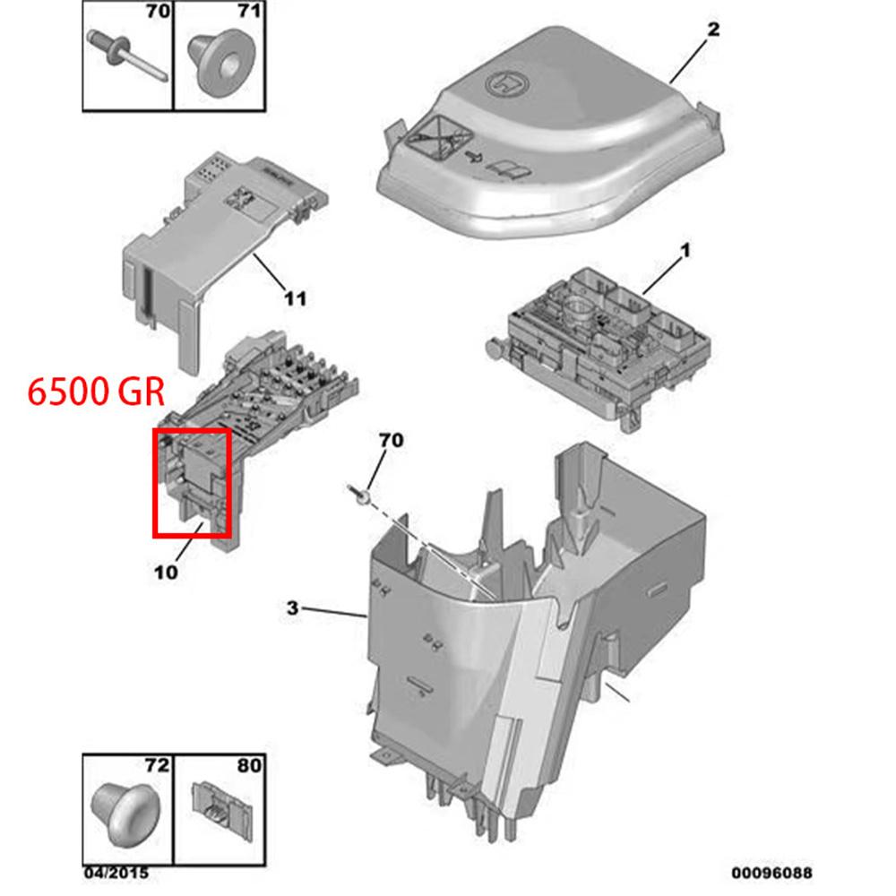 

Car Battery Fuse Box Voltage Module 28236841 For Citroen C4 Picasso Peugeot 3008