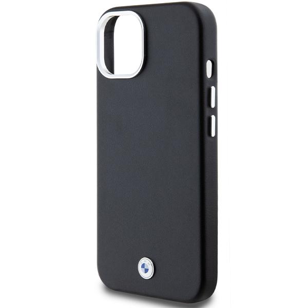 BMW Bmhmp15S23Pufwk Iphone 15 / 14 / 13 6.1Czarny/Black Signature Wrapped Metal Magsafe