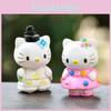 Entzückende Cartoon-Kimono-Katzenfigur Blind Box Sammlerstück Dekoration Spielzeug für das Mädchenzimmer