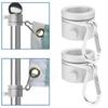 2Pcs Metal Flagpole Ring Rotating Rotating Ring Stable Flag Ring  Home Use
