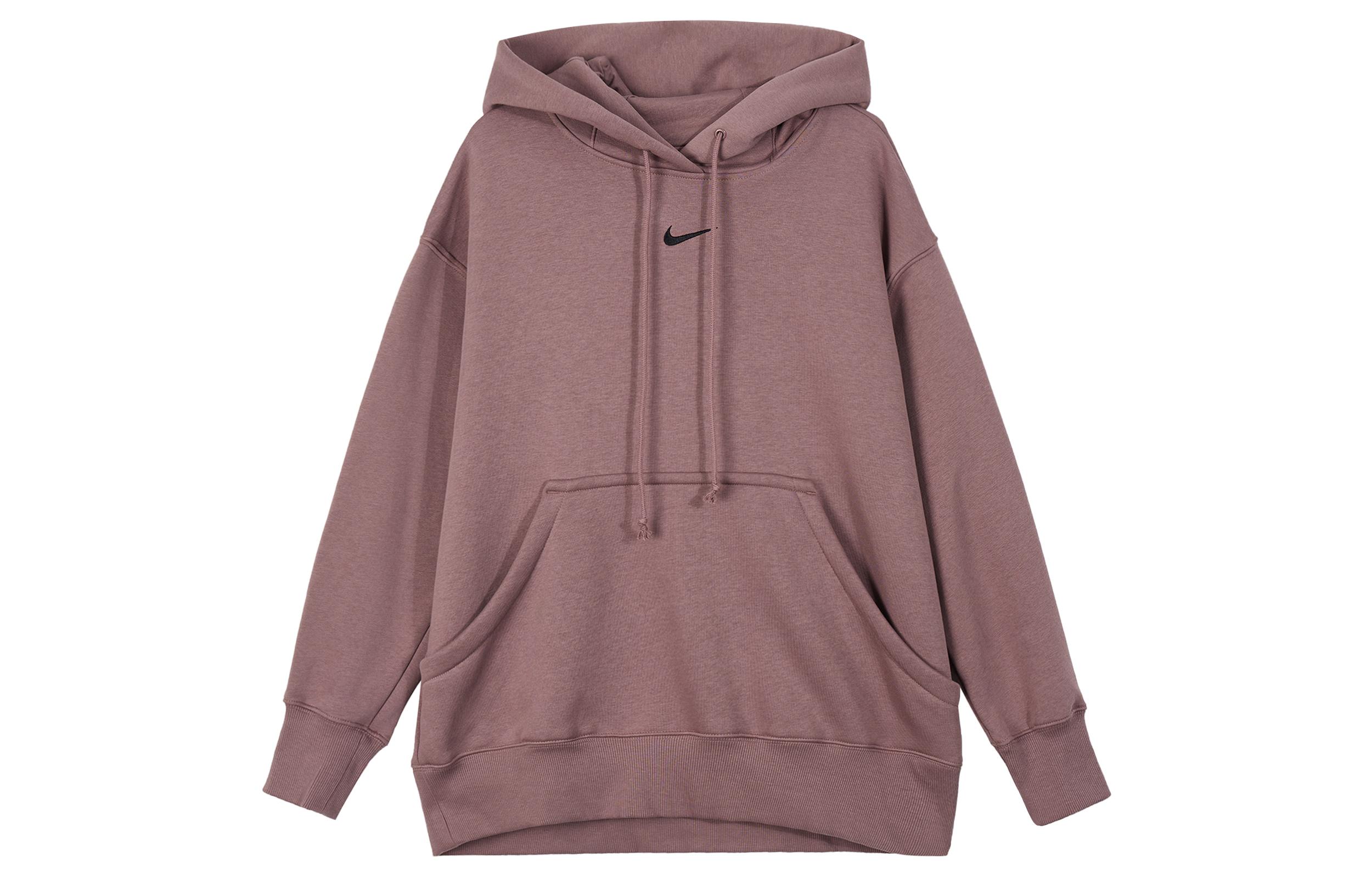 

Nike Sportswear Phoenix Fleece Solid Color Hooded Fleece Lined Casual Long Sleeved Sweatshirt Women s Smoky Purple Red DQ5861-208 M