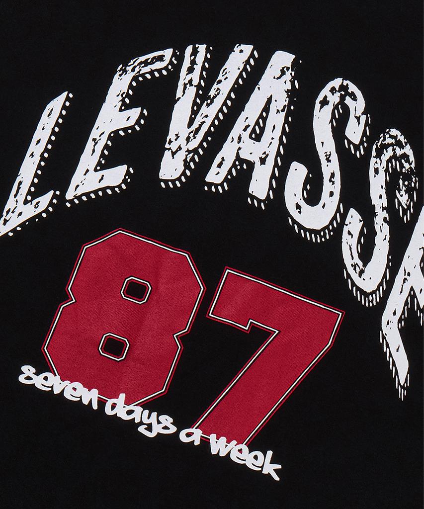 Leubase 87 Arch Red Logo Oversized Short Sleeve T-Shirt
