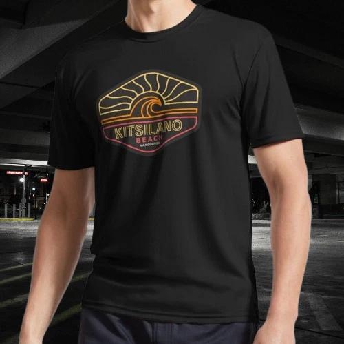 Kitsilano Beach Active Logo T-Shirt Funny Size Mode American T-shirt 4XL