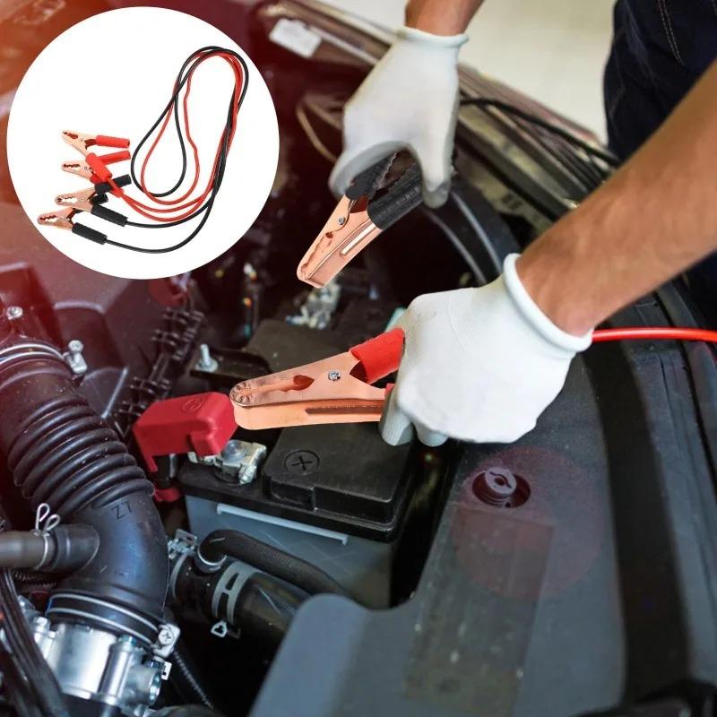 500A Car Emergency Accessories Auto Parts New Car Power Charging Booster Cable Alligator Clamp Battery Jumper Wires