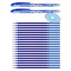 23 Pcs Erasable Pen Set 0.5mm Tip Washable Handle Smoothly Comfortable 2 Pen 1 Eraser and 20 Blue Refills