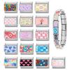 9MM Original Design Dream Star Moon Flower Starfish Heart Strawberry Stainless Steel Charm Italian Bracelet Link Making DIY Gift