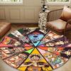 pirate Adventurous Journey Round Rug for Livingroom,Bedroom, Palyroom, Chair Rug, Area rug, Circle Carpet, Large Size Fan Christmas gift