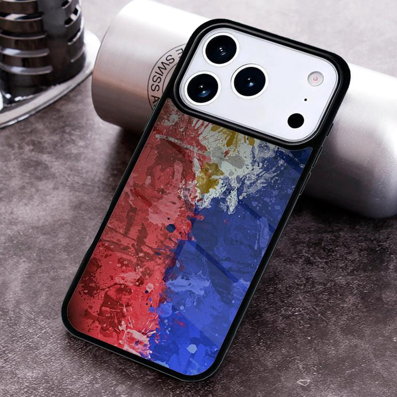 Philippines Flag Phone Case for iPhone 17 16 15 Pro Max Air 14 13 12 11 Plus Shockproof Capa Cover
