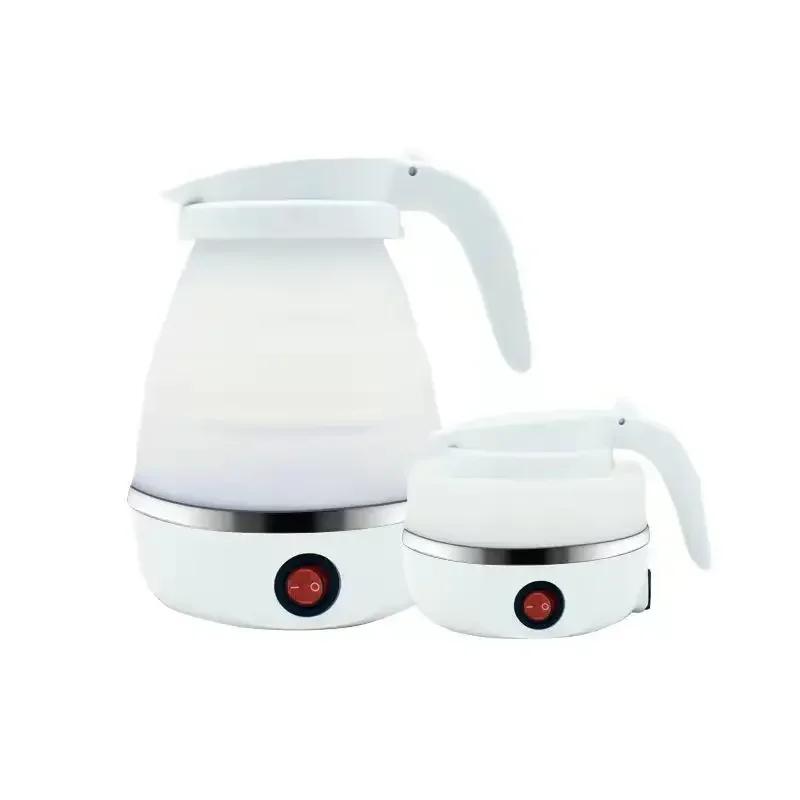 Portable Mini Folding Kettle, 600ml Capacity Travel Accommodation Boil Water Tool,Outdoor Travel Supplies,Kitchen Boiling Kettle