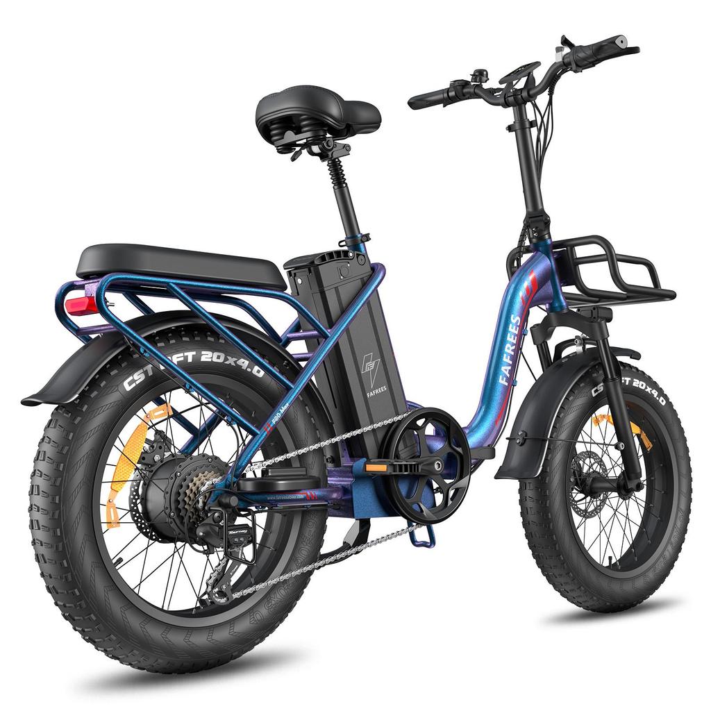 FAFREES F20 Max Folding Ebike with 48V 30Ah LG Battery, LCD Display