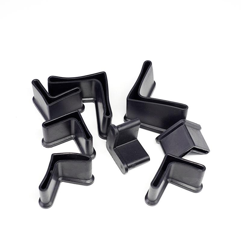 Pattino Angolare a L in PVC con Piede in Acciaio e Copertura in Gomma, Disponibile nelle Misure 25, 30, 40, 50
