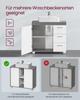 VASAGLE Mobile da bagno, Mobile per bagno, 3 Cassetti Grandi, 30 x 70 x 64 cm, Mobile da bagno, 2 Scomparti Dietro la Porta