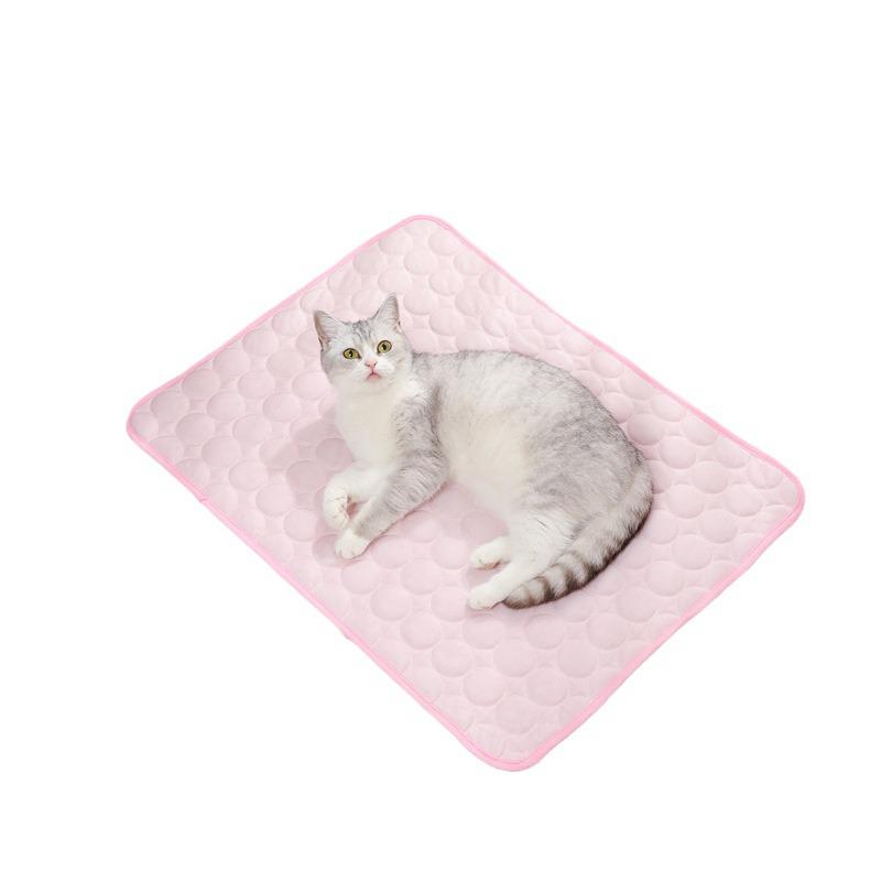 Cross-border Pet Cooling Ice Silk Pad: Summer Dog Sofa and Floor Mat, Spring and Summer Cat Cooling Pad.
