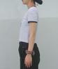 Keuluchi Ltm Stripe Crop T-Shirt (White)