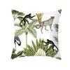 New Tropical Plant Print Pillowcase Summer Peach Skin Cartoon Animal Home Cushion Living Room Cushion