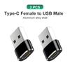Type C to USB Adapter 3.0 USB-C 3.1 Male OTG A Female Data Connector For MacBook Pro iPad Mini 6/Pro MacBook Air Type C Devices 3