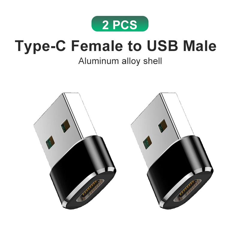 Type C to USB Adapter 3.0 USB-C 3.1 Male OTG A Female Data Connector For MacBook Pro iPad Mini 6/Pro MacBook Air Type C Devices 3