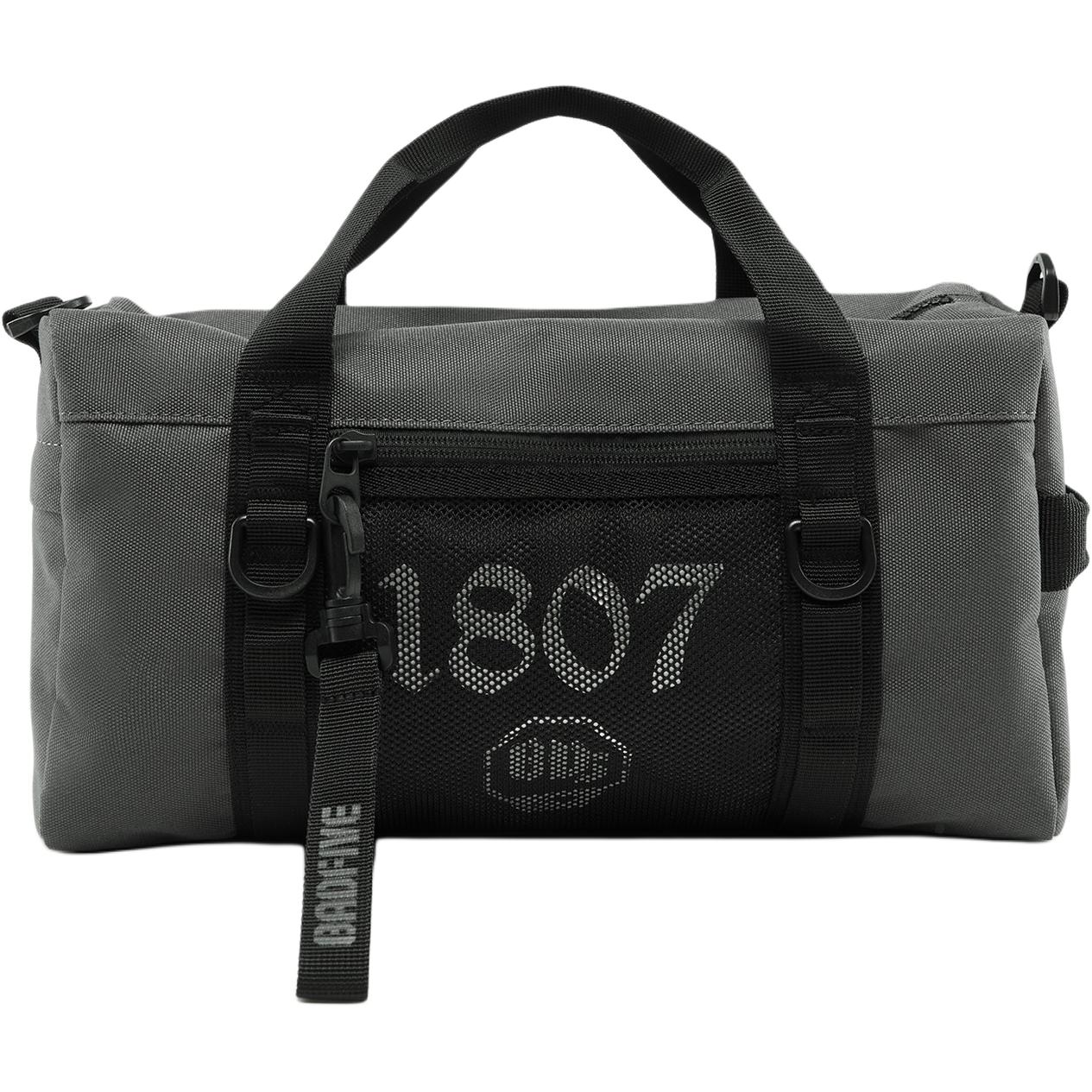 Li Ning X 1807 Collaboration Fashion Trend Polyester Tote Bag Unisex bags Coal-Gray ABDV161-1 Coal Smoke Gray